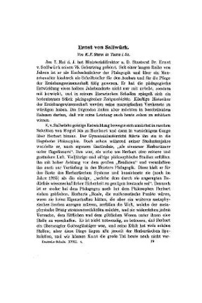 Ernst von Sallwürk