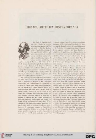 Cronaca artistica contemporanea
