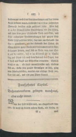 Funfzehntes Kapitel.