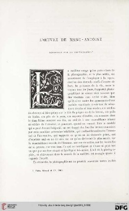 15: L' œuvre de Marc-Antoine