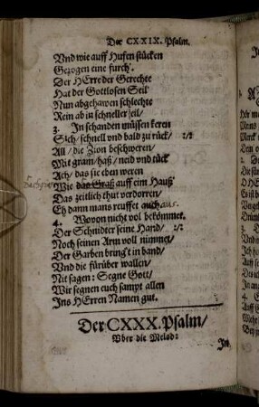 Der CXXX. Psalm [-] Der CXXXIX. Psalm Davids