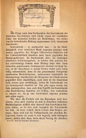 Das Recht der deutschen Einzelstaaten bezüglich des Abschlusses völkerrechtlicher Verträge : mit besonderer Berücksichtigung ihrer Stellung im Reiche