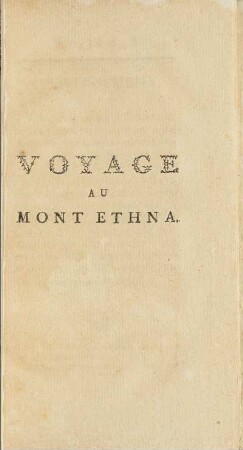 Voyage Au Mont Ethna