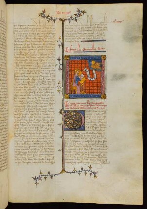 Titelminiatur: Der Evangelist Johannes mit dem Adler