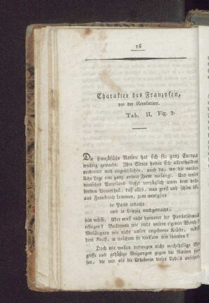 Charakter des Franzosen, vor der Revolution. Tab. II. Fig. 3.