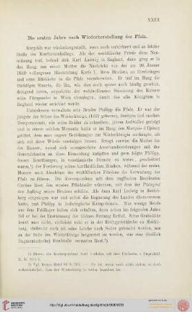 Die ersten Jahren nach Wiederherstellung der Pfalz