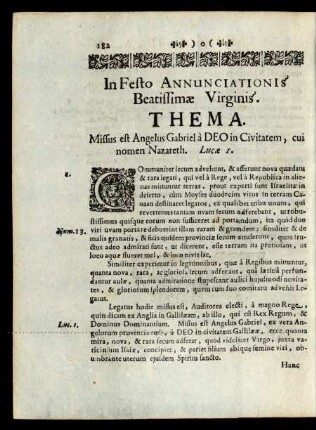 In Festo Annunciationis Beatissimae Virginis.