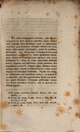 De cognitione Dei innata dissertationem
