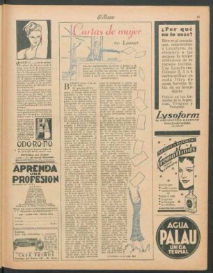 Cartas de mujer