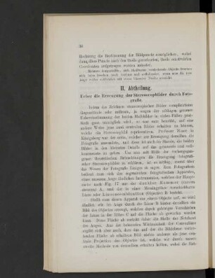 II. Abtheilung.