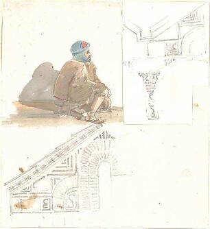 Lange, Ludwig; Lange - Archiv: II.4 Muhamedanischer Stil; Byzantinischer Stil - Person (Ansicht); Architekturglieder (Details)