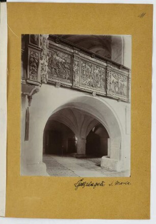 Marienkirche, Gardelegen: Innenansicht (aus: Skizzen- und Fotoalbum 28)