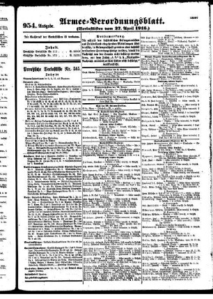 954. Ausgabe.Donnerstag, 27. April 1916