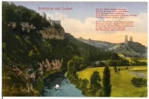 Rudelsburg. Rudelsburg und Saaleck