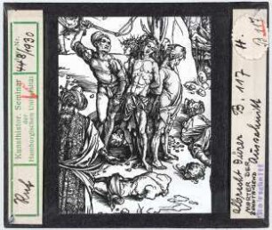 Albrecht Dürer: Marter der Zehntausend, Detail, B. 117