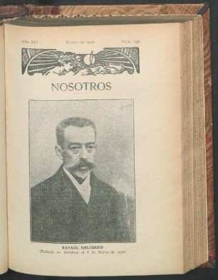 Rafael Obligado [Fotografía] : (Falleció en Mendoza el 8 de Marzo de 1920)