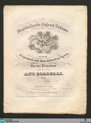 Erstes und zweites Potpourri nach Motiven der Oper: Beatrice di Tenda (Das Castell von Ursino) von V. Bellini