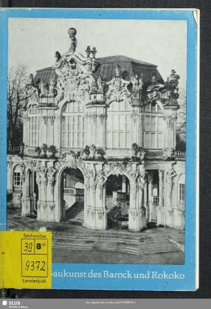 Deutsche Baukunst des Barock und Rokoko