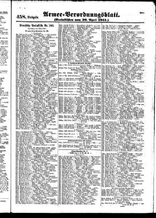 458.Ausgabe. Dienstag, 20. April 1915