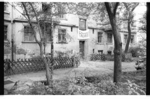 Kleinbildnegative: Besetzes Haus, Frankenstr. 7, 1981