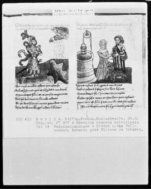 Speculum humanae salvationis — ---, Folio 14rectoBuchseite
