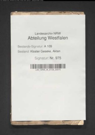 Register der Restanten des Präsenzienamtes.