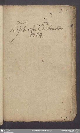 Hoh-Ofen Extracta 1754