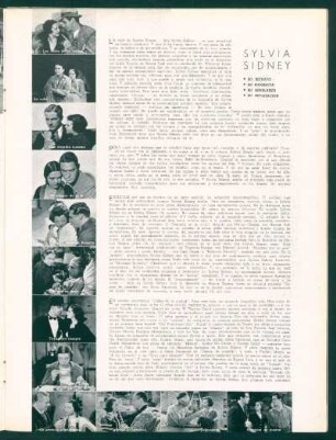 Sylvia Sidney - su retrato, su biografía, su emblanza, su estilización