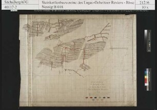 Fürstlich Schönburgisches Steinkohlenwerk Oelsnitz, Baue auf dem 1. Flöz des Kaiserin Augusta Schachtes