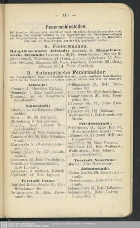 Feuermeldestellen