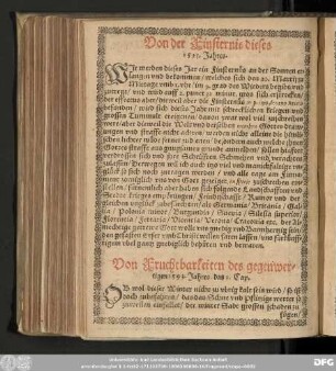 Von der Finsternis dieses 1593. Jahres.