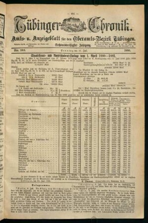 11. Juli (Nro. 160) - 15. Juli (Nro. 163)
