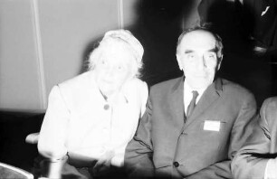 20. Tagung 1970 Chemiker: [Frau Semenov ?], Nikolai N. Semenov