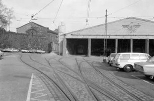 Betriebshof Tullastraße der Verkehrsbetriebe Karlsruhe. Planungen zum Umbau