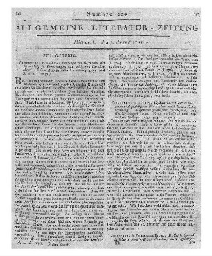Tittel, Gottlob August: Erläuterungen der theoretischen und praktischen Philosophie nach Herrn Feders Ordnung. - Neue verbesserte und vermehrte Auflage. - Frankfurt : Brönner, 1789