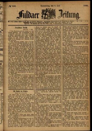 Ausgabe vom Donnerstag, den 08. Juli 1886.