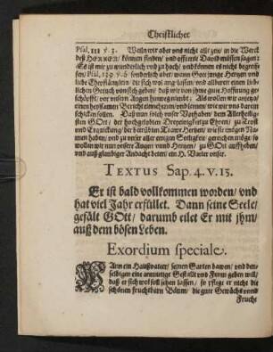 Textus Sap. 4. v. 13.
