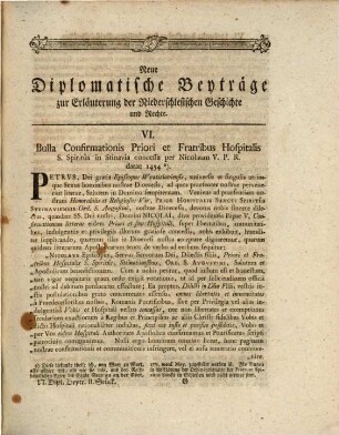 Siegismund Justus Ehrhardts, ... Neue Diplomatische Beyträge zur Erläuterung der alten Niederschlesischen Geschichte und Rechte. 2. 1773