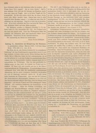 172-173 [Rezension] Berg, Ernst, Das Problem der Kausalität