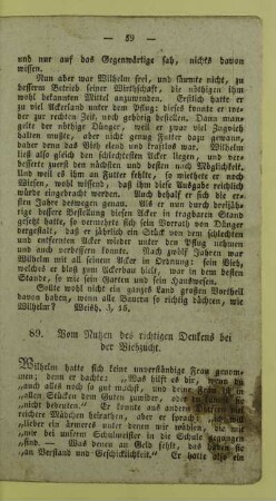 89. Vom Nutzen des richtigen Denkens bei der Viehzucht
