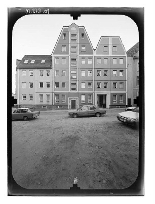 Stralsund-Altstadt, Semlowerstraße. Wohnhaus (um 1980). Straßenfront