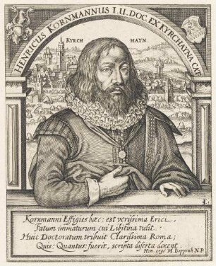 Bildnis des Henricus Kornmannus