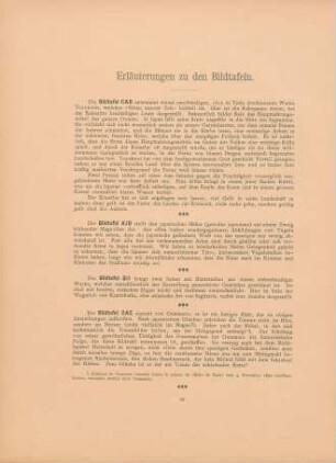 Erläuterungen zu den Bildtafeln