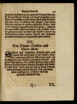 XIX. Von Spinn-Stuben und Scheid-Abend
