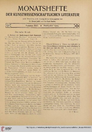 Neuntes Heft (September 1905)