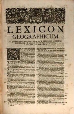 Novum lexicon geographicum. 1