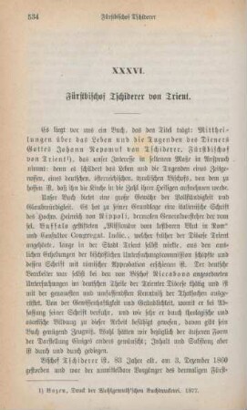 534-558 Fürstbischof Tschiderer von Trient