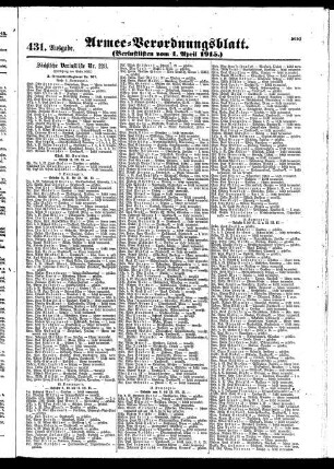 431.Ausgabe. Freitag, 2. April 1915
