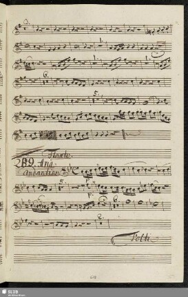 289. Aria: Eccovi l'impresario quel galantuom sincero / Paisiello, G.