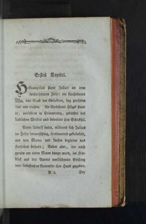 [Erstes Kapitel. - Fünftes Kapitel.]